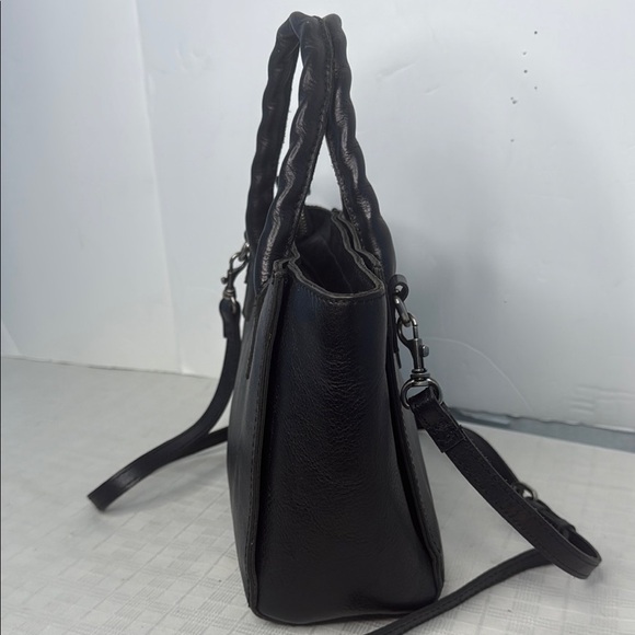 Patricia Nash Heritage Mozia Leather Tote (Black) - Picture 4 of 12